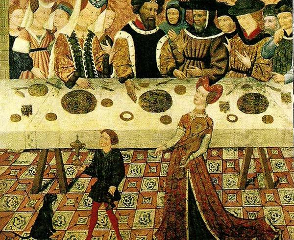 catalan school banquet of herod oil painting picture